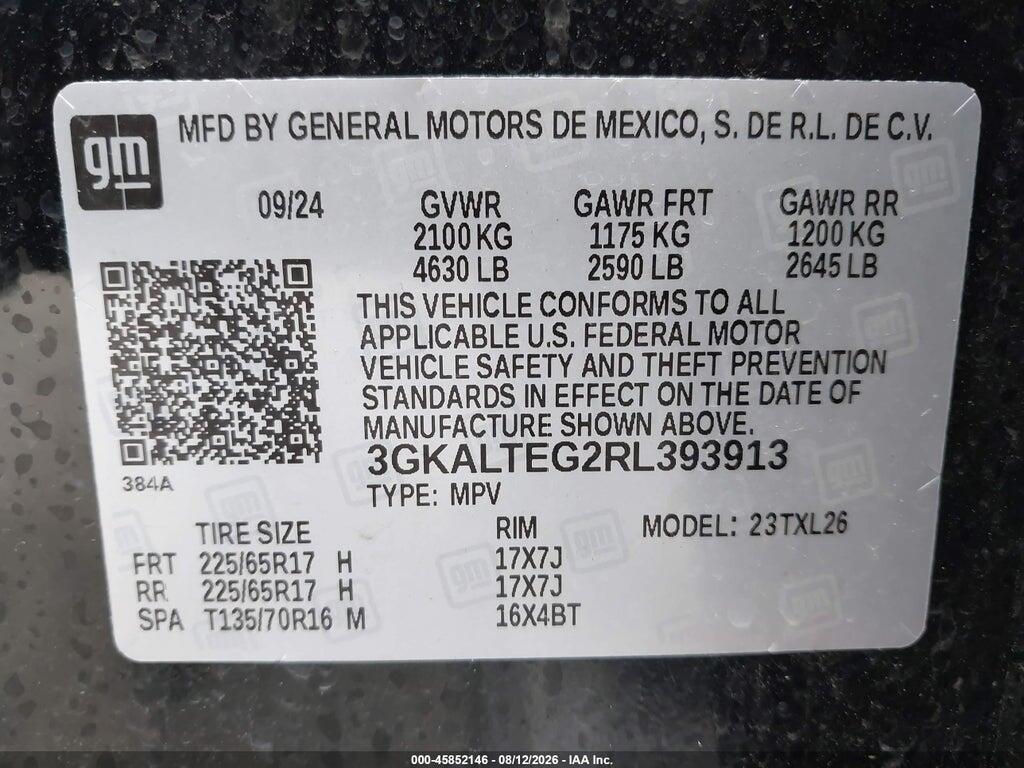 3GKALTEG2RL393913 2024 GMC TERRAIN photo no. 9