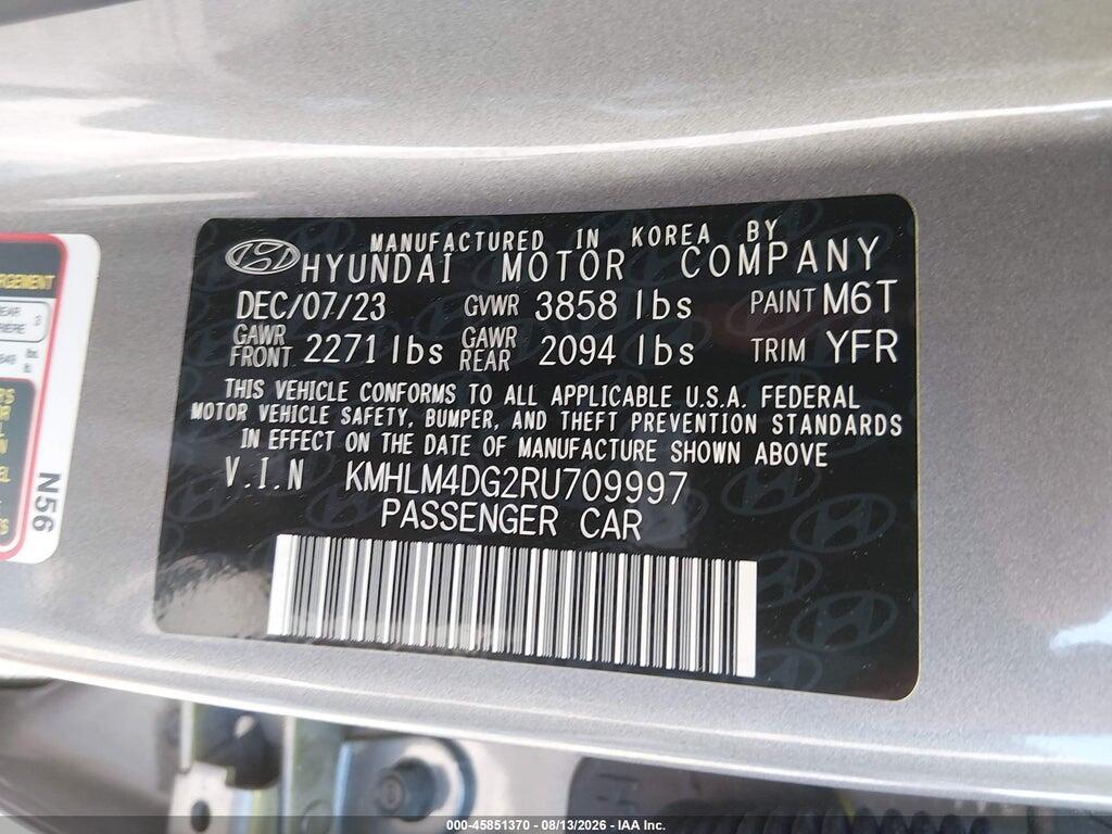 KMHLM4DG2RU709997 2024 HYUNDAI ELANTRA photo no. 9