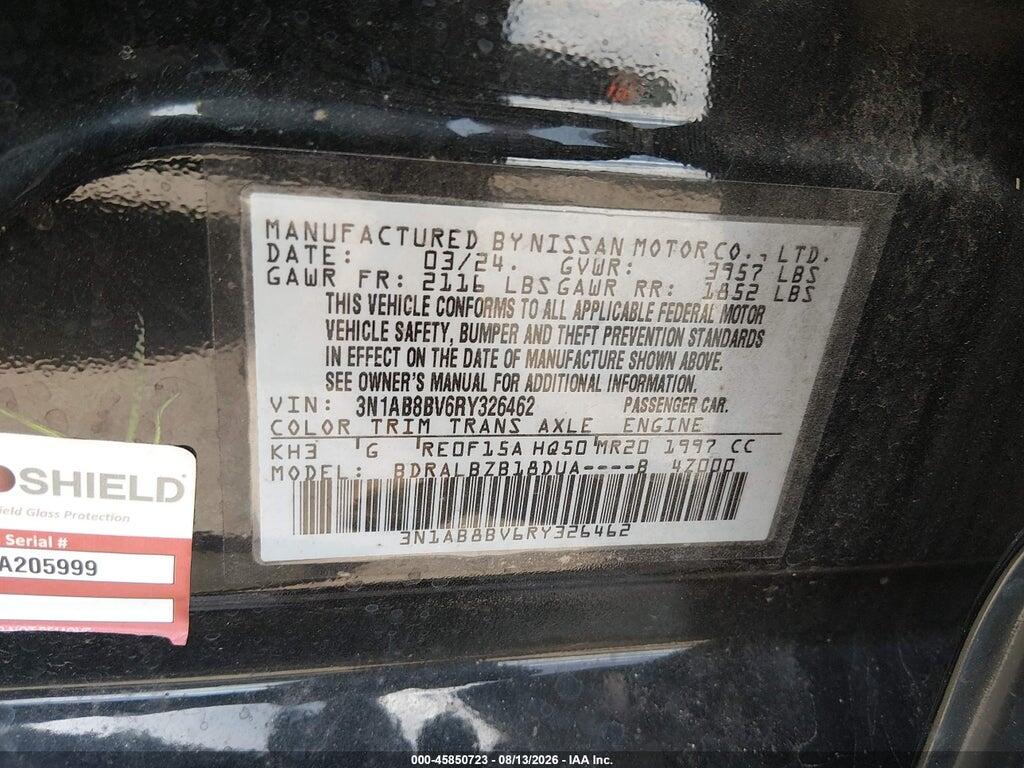 3N1AB8BV6RY326462 2024 NISSAN SENTRA photo no. 9