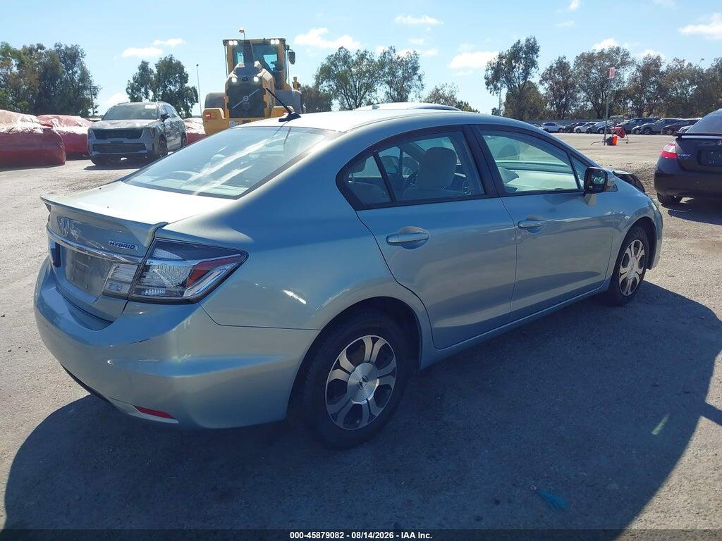 19XFB4F28DE200402 2013 HONDA CIVIC HYBRID photo no. 4