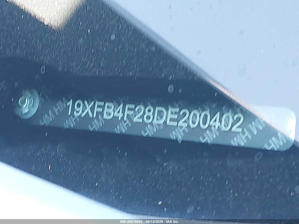 19XFB4F28DE200402 2013 HONDA CIVIC HYBRID photo no. 9
