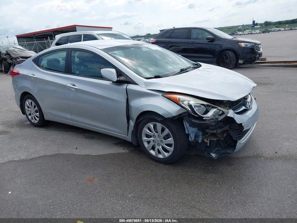 5NPDH4AEXDH178387 2013 HYUNDAI ELANTRA photo no. 1