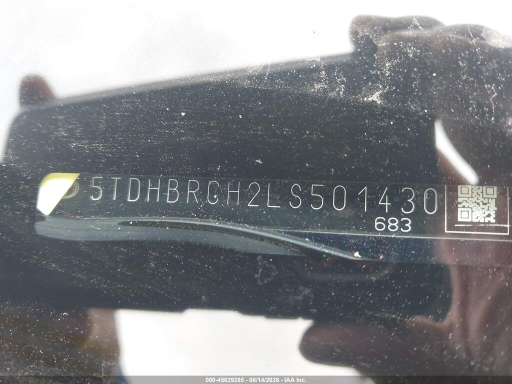 5TDHBRCH2LS501430 2020 TOYOTA HIGHLANDER photo no. 9