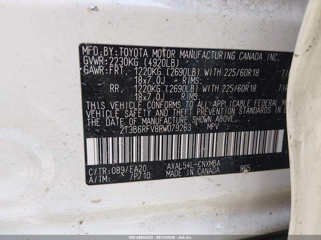 2T3B6RFV8RW079263 2024 TOYOTA RAV4 HYBRID photo no. 9