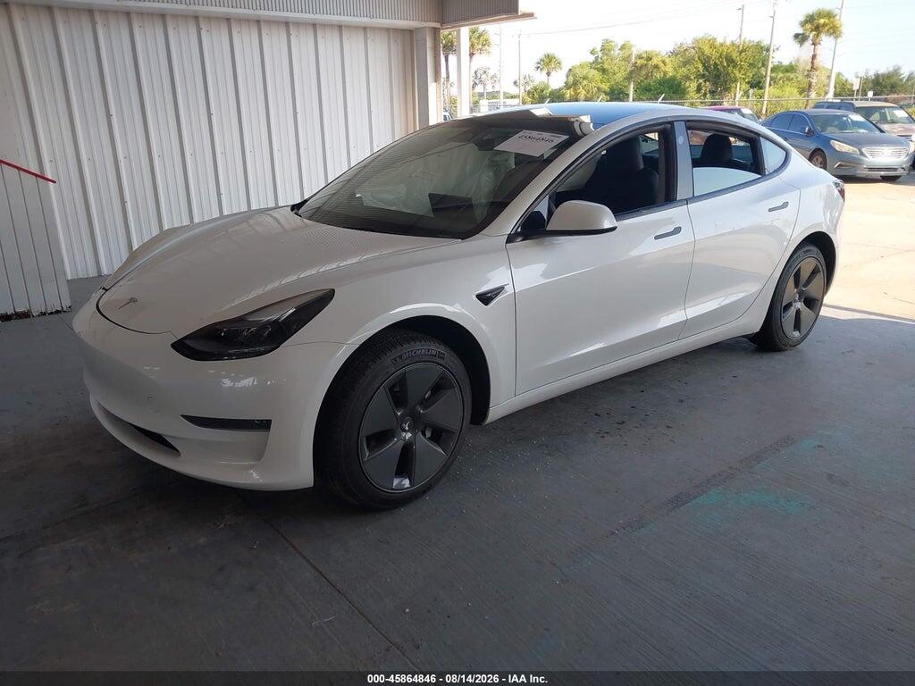 5YJ3E1EA5PF569251 2023 TESLA MODEL 3 photo no. 2
