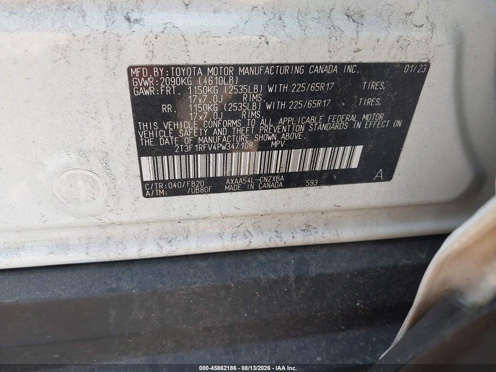 2T3F1RFV4PW347108 2023 TOYOTA RAV4 photo no. 9
