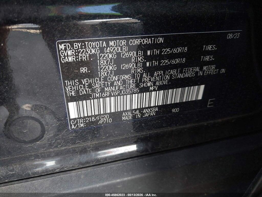 JTM16RFV6PJ035785 2023 TOYOTA RAV4 HYBRID photo no. 9