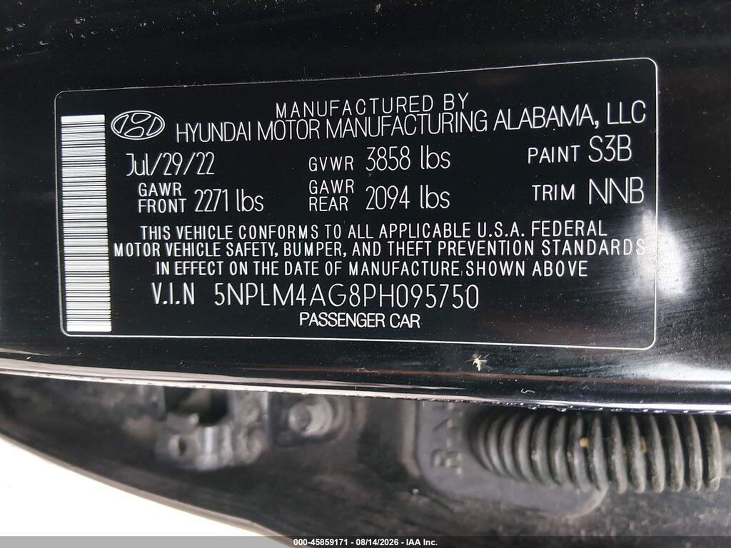 5NPLM4AG8PH095750 2023 HYUNDAI ELANTRA photo no. 9