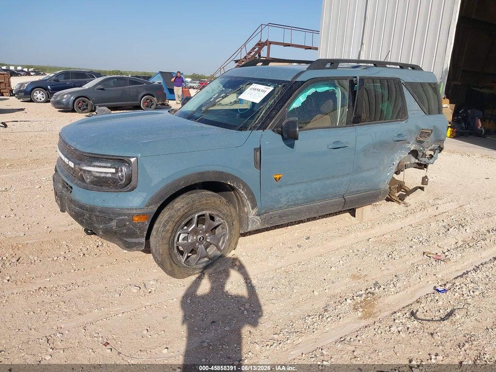 3FMCR9D9XPRE03831 2023 FORD BRONCO SPORT photo no. 2
