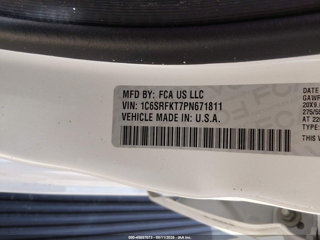 1C6SRFKT7PN671811 2023 RAM 1500 photo no. 9
