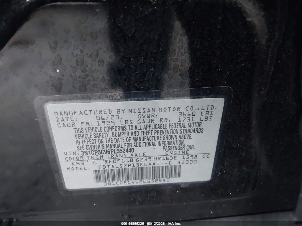 3N1CP5CV6PL552440 2023 NISSAN KICKS photo no. 9