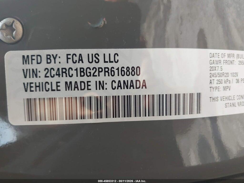 2C4RC1BG2PR616880 2023 CHRYSLER PACIFICA photo no. 9