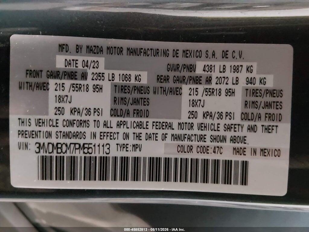 3MVDMBCM7PM551113 2023 MAZDA CX-30 photo no. 9