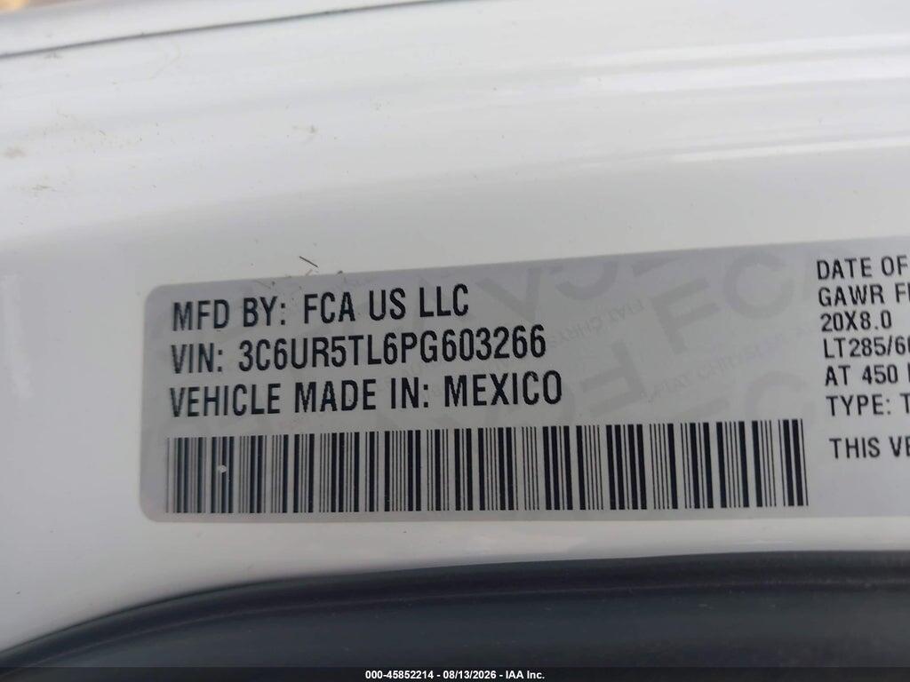 3C6UR5TL6PG603266 2023 RAM 2500 photo no. 9