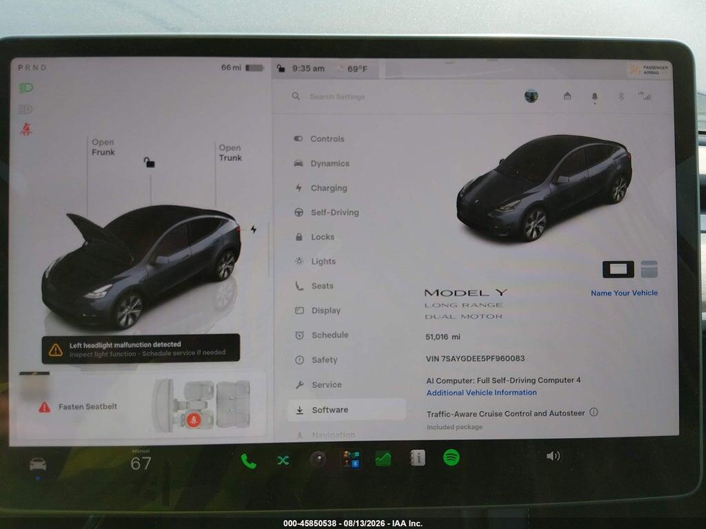 7SAYGDEE5PF960083 2023 TESLA MODEL Y photo no. 7