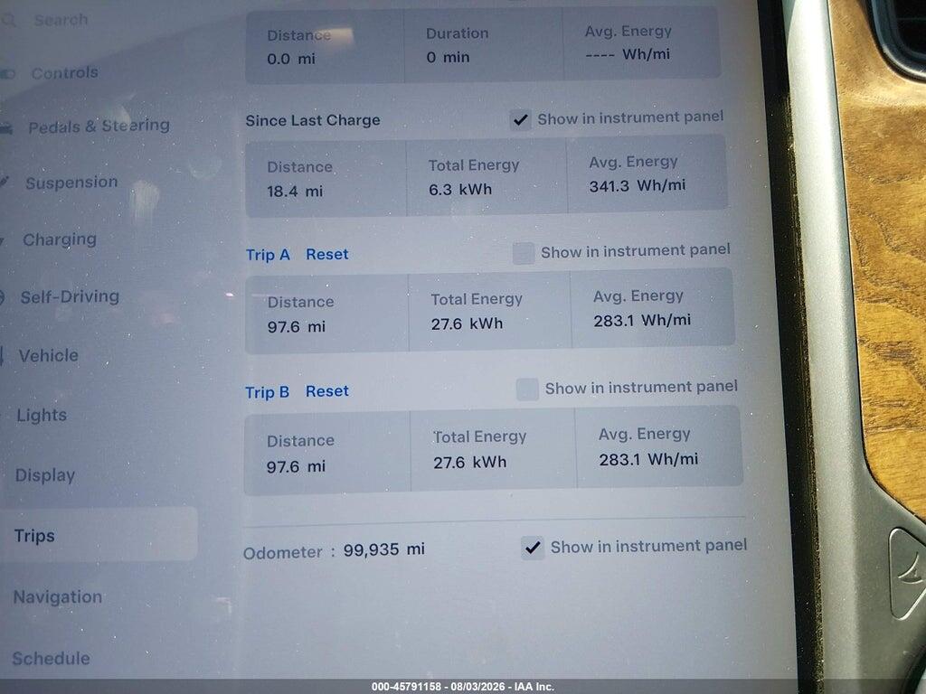5YJSA1E20LF391386 2020 TESLA MODEL S photo no. 7
