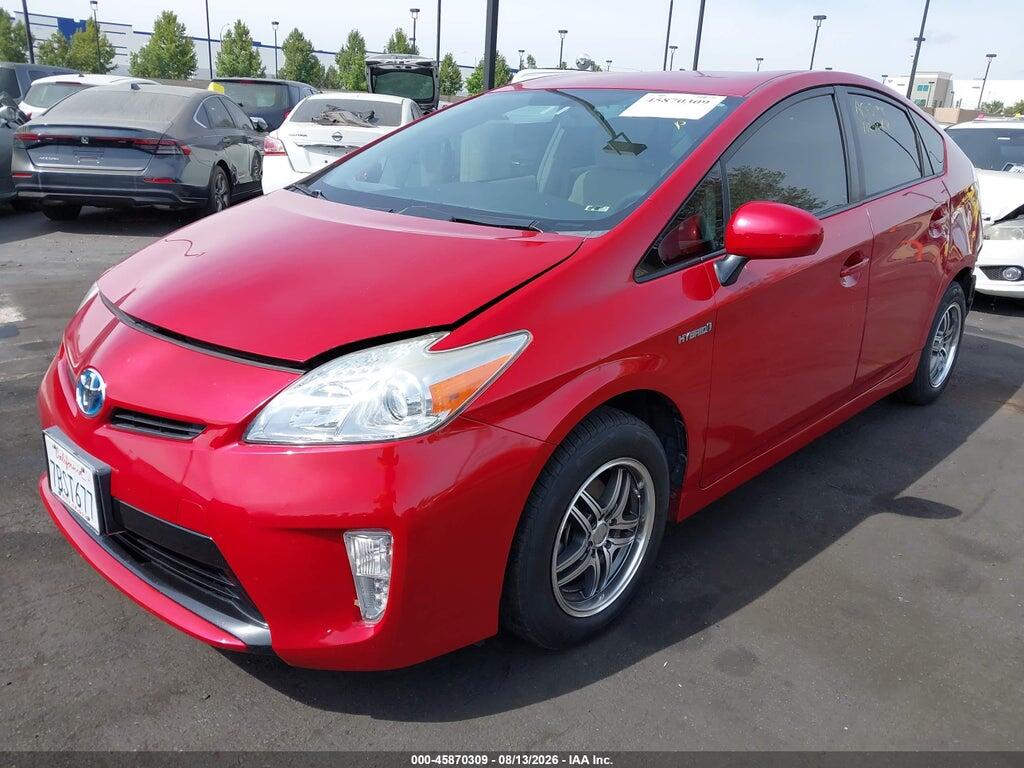 JTDKN3DU5D5648306 2013 TOYOTA PRIUS photo no. 2