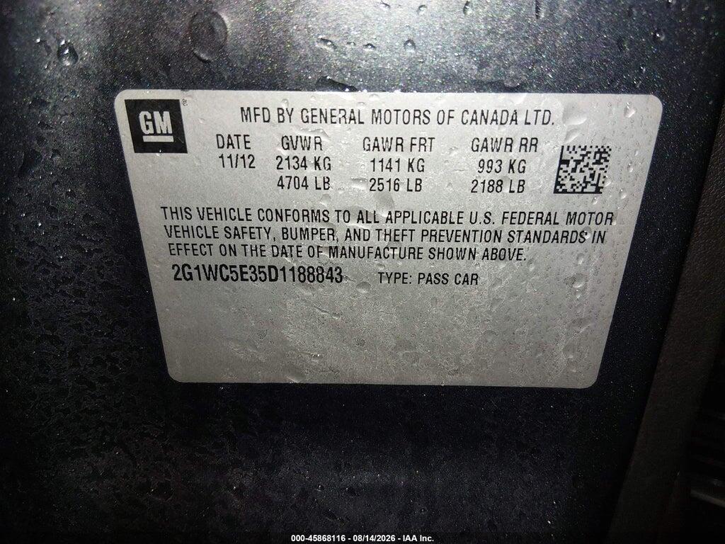 2G1WC5E35D1188843 2013 CHEVROLET IMPALA photo no. 9