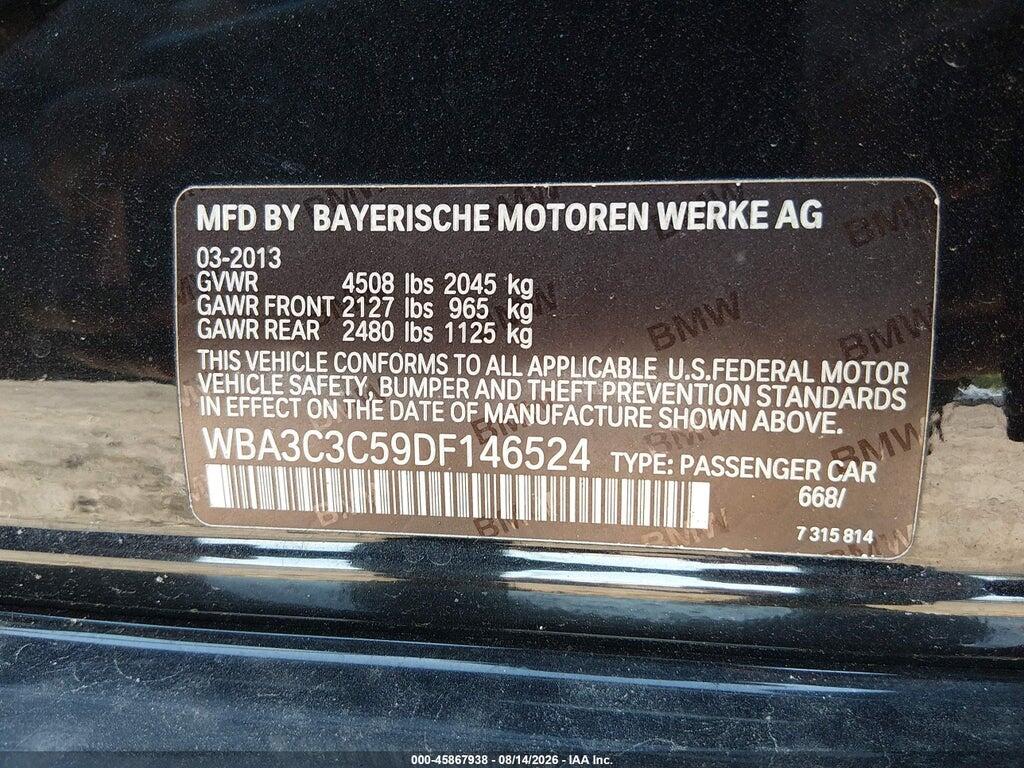 WBA3C3C59DF146524 2013 BMW 320I photo no. 9