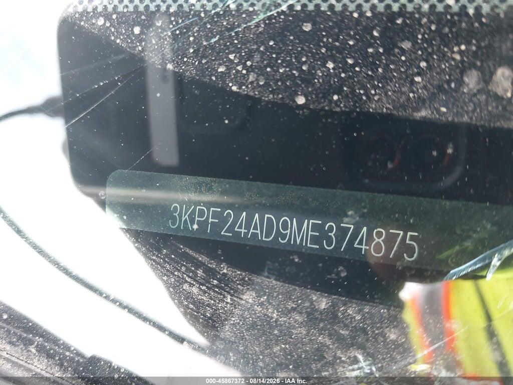 3KPF24AD9ME374875 2021 KIA FORTE photo no. 9