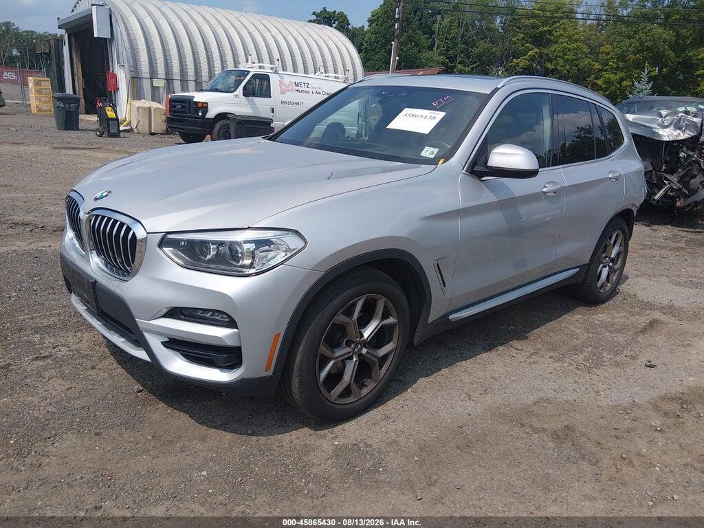 5UXTY5C03M9H77936 2021 BMW X3 photo no. 2