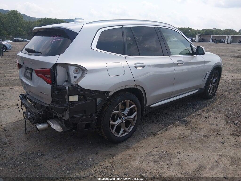 5UXTY5C03M9H77936 2021 BMW X3 photo no. 4