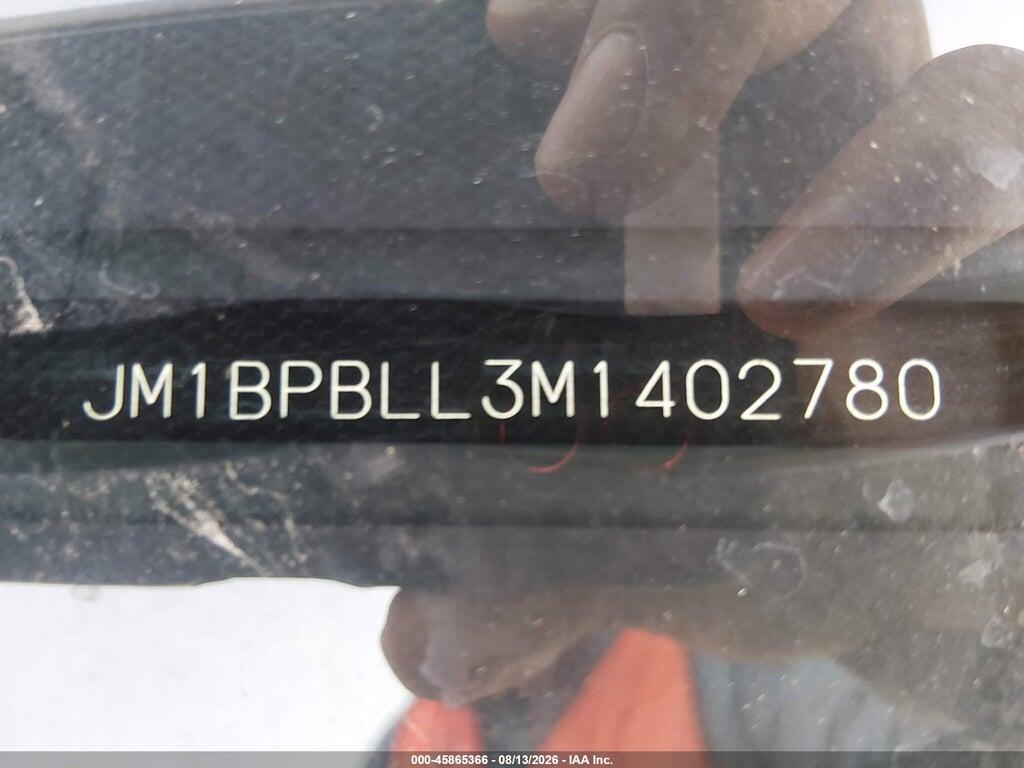 JM1BPBLL3M1402780 2021 MAZDA MAZDA3 photo no. 9