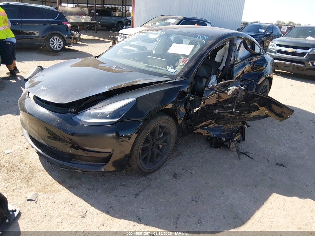 5YJ3E1EA1MF042304 2021 TESLA MODEL 3 photo no. 2