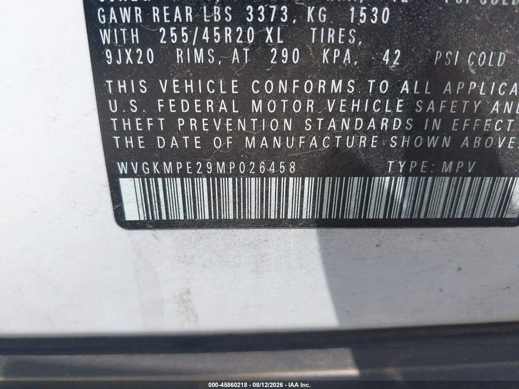 WVGKMPE29MP026458 2021 VOLKSWAGEN ID.4 photo no. 9