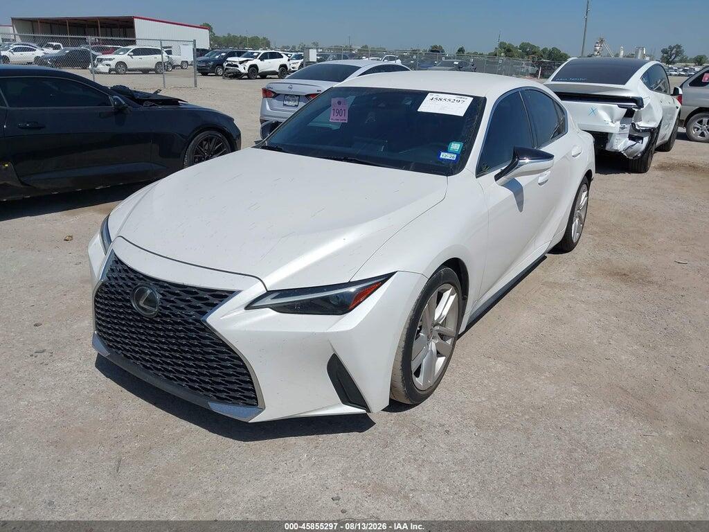 JTHAA1D21M5110730 2021 LEXUS IS 300 photo no. 2