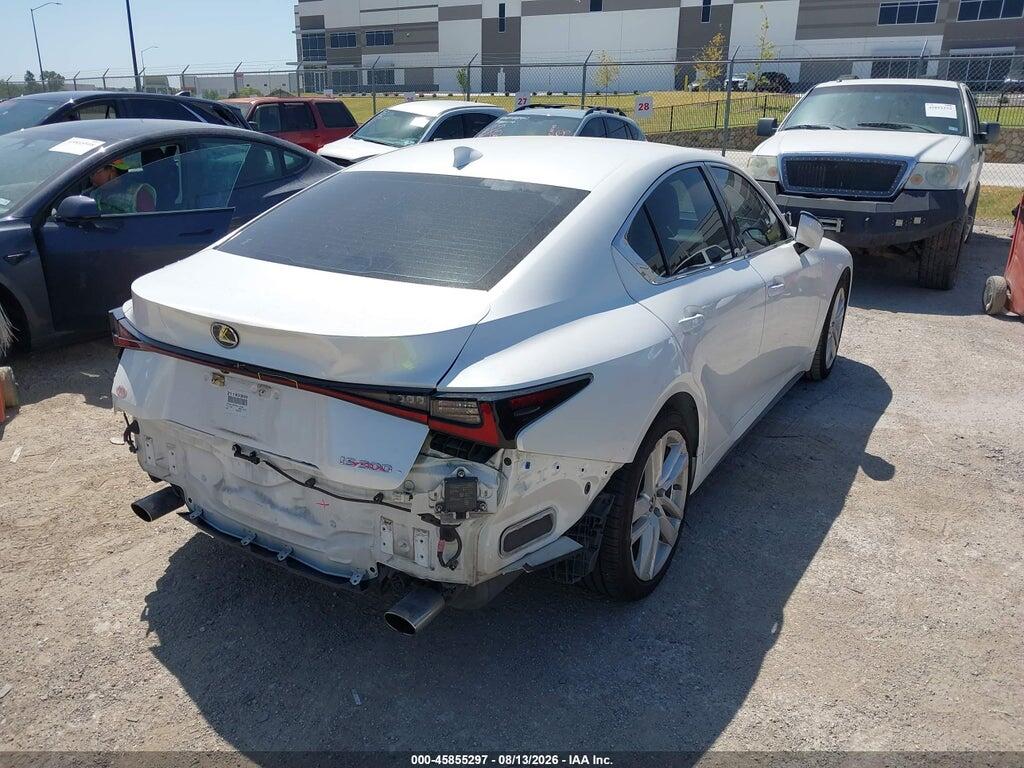 JTHAA1D21M5110730 2021 LEXUS IS 300 photo no. 4
