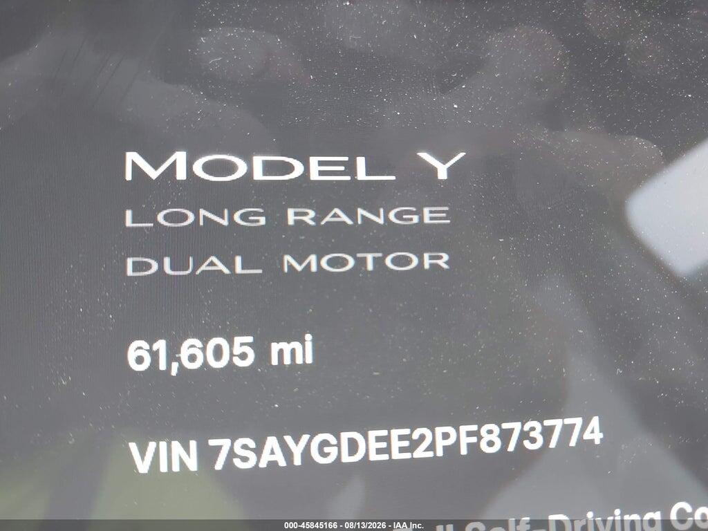 7SAYGDEE2PF873774 2023 TESLA MODEL Y photo no. 7