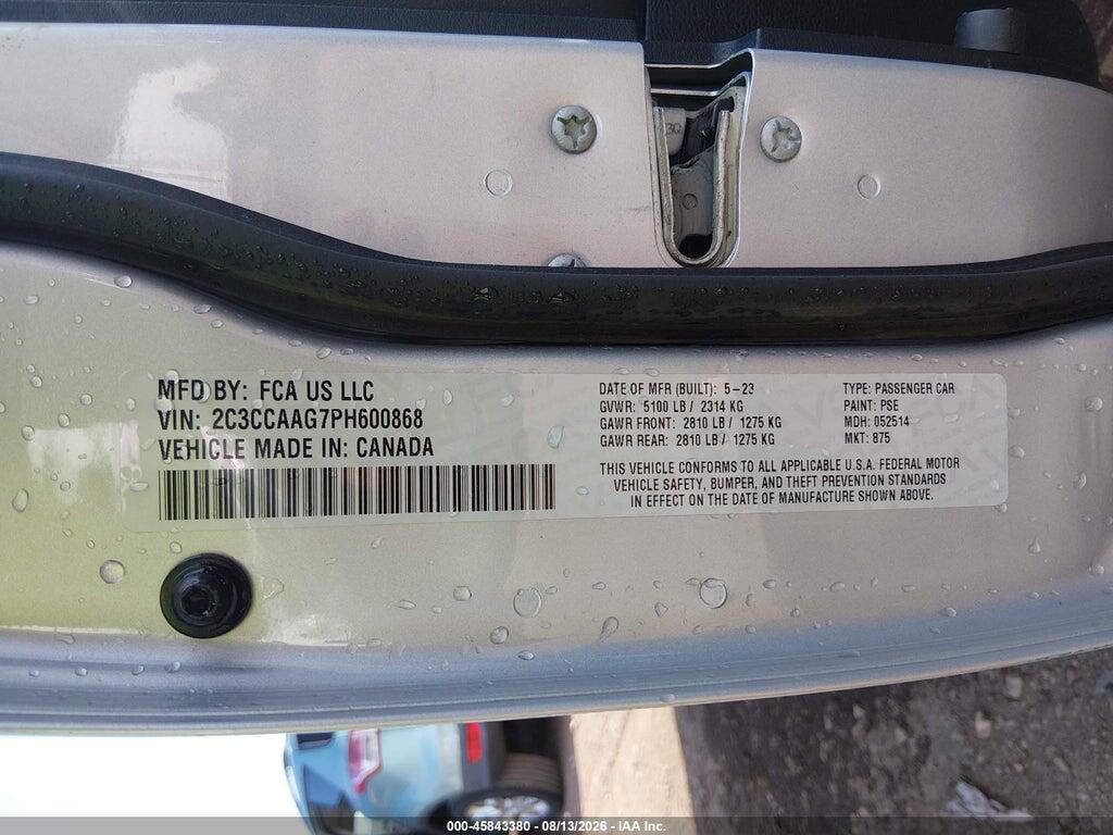 2C3CCAAG7PH600868 2023 CHRYSLER 300 photo no. 9