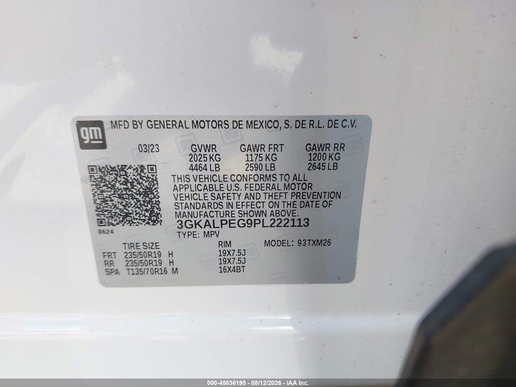 3GKALPEG9PL222113 2023 GMC TERRAIN photo no. 9