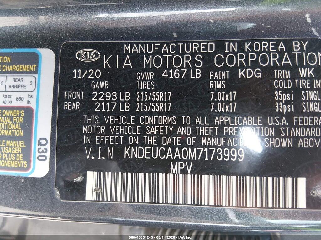 KNDEUCAA0M7173999 2021 KIA SELTOS photo no. 9