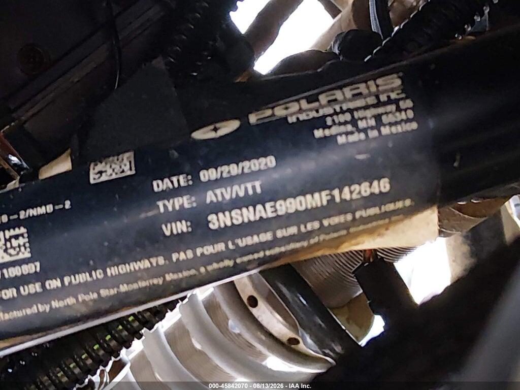 3NSNAE990MF142646 2021 POLARIS RZR photo no. 10