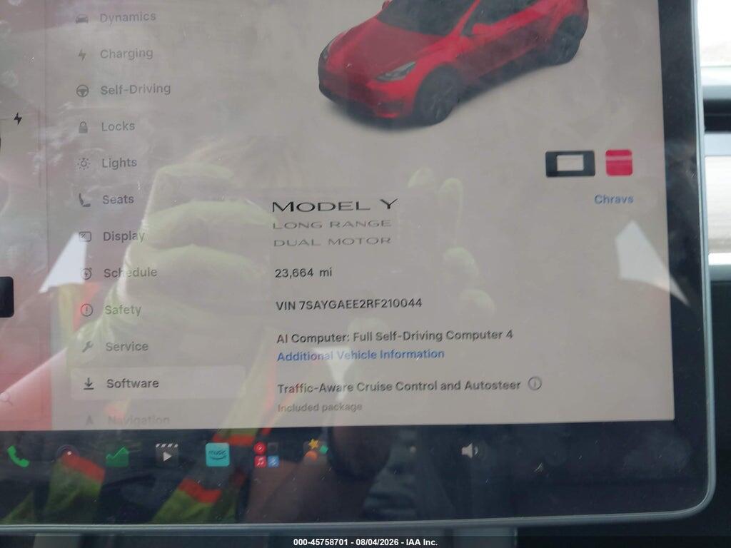 7SAYGAEE2RF210044 2024 TESLA MODEL Y photo no. 7