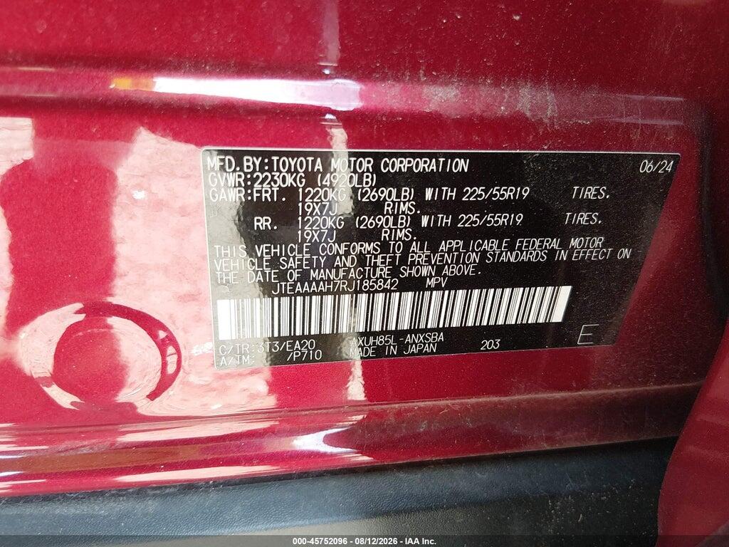 JTEAAAAH7RJ185842 2024 TOYOTA VENZA photo no. 9