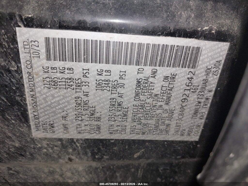 5N1BT3CB4PC921642 2023 NISSAN ROGUE photo no. 9