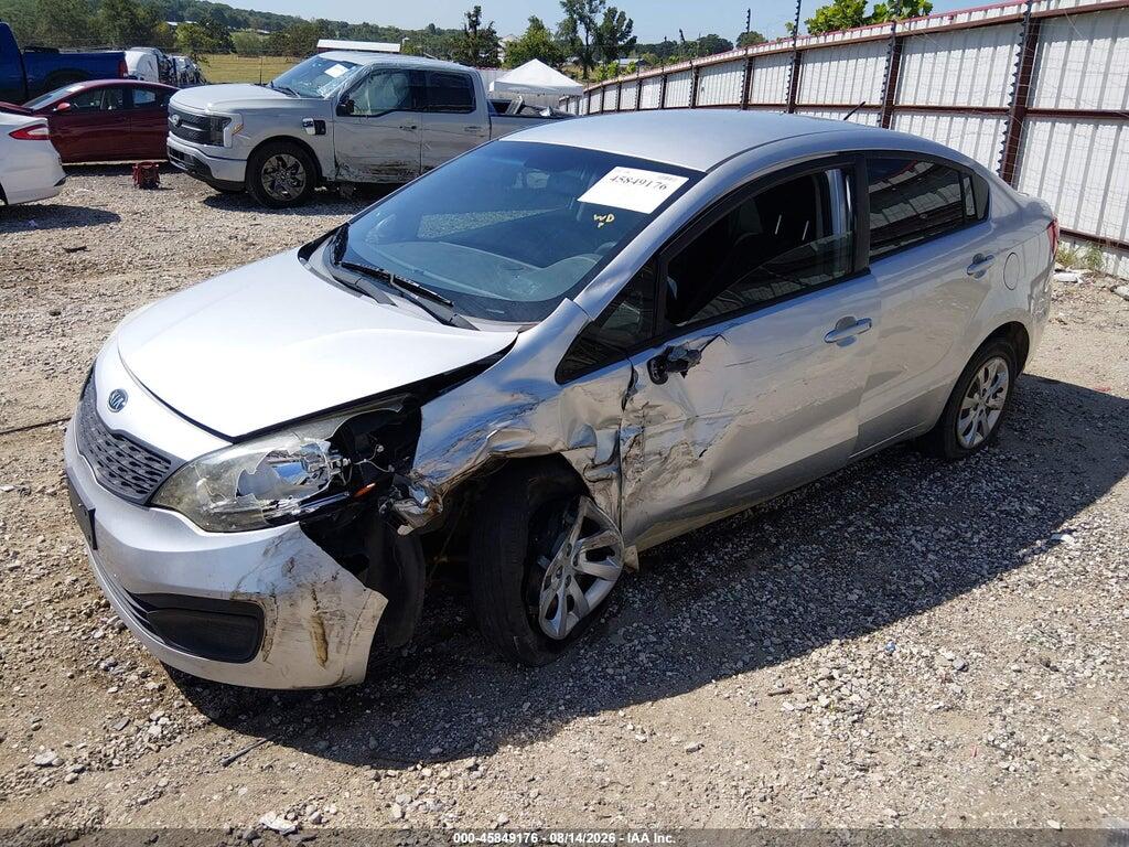 KNADM4A38D6096708 2013 KIA RIO photo no. 2