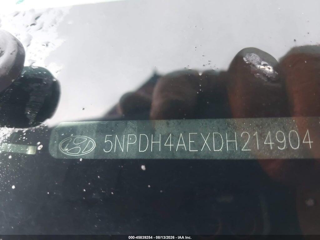5NPDH4AEXDH214904 2013 HYUNDAI ELANTRA photo no. 9