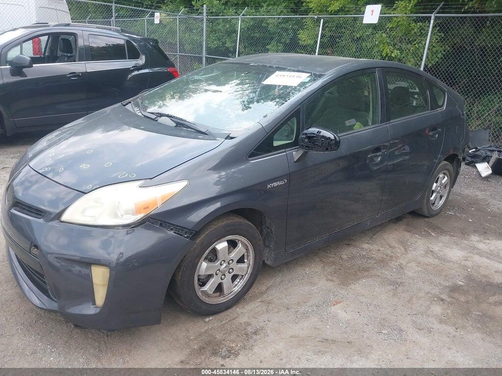 JTDKN3DU0D5592999 2013 TOYOTA PRIUS photo no. 2
