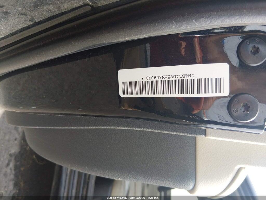 1N4BL4DV5MN359078 2021 NISSAN ALTIMA photo no. 9