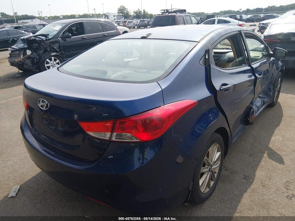 KMHDH4AE6DU530544 2013 HYUNDAI ELANTRA photo no. 4