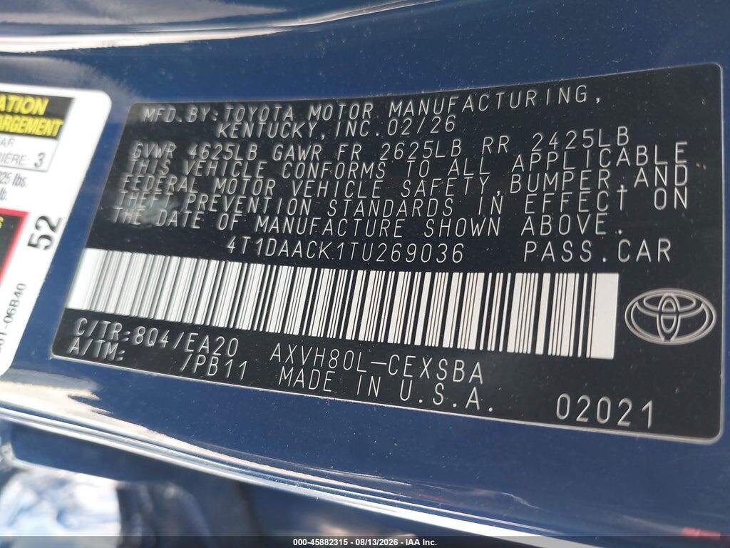 4T1DAACK1TU269036 2026 TOYOTA CAMRY photo no. 9