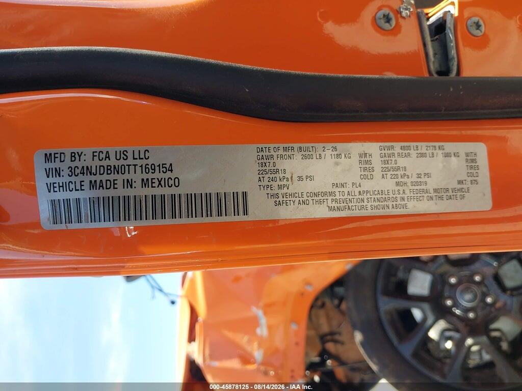 3C4NJDBN0TT169154 2026 JEEP COMPASS photo no. 9