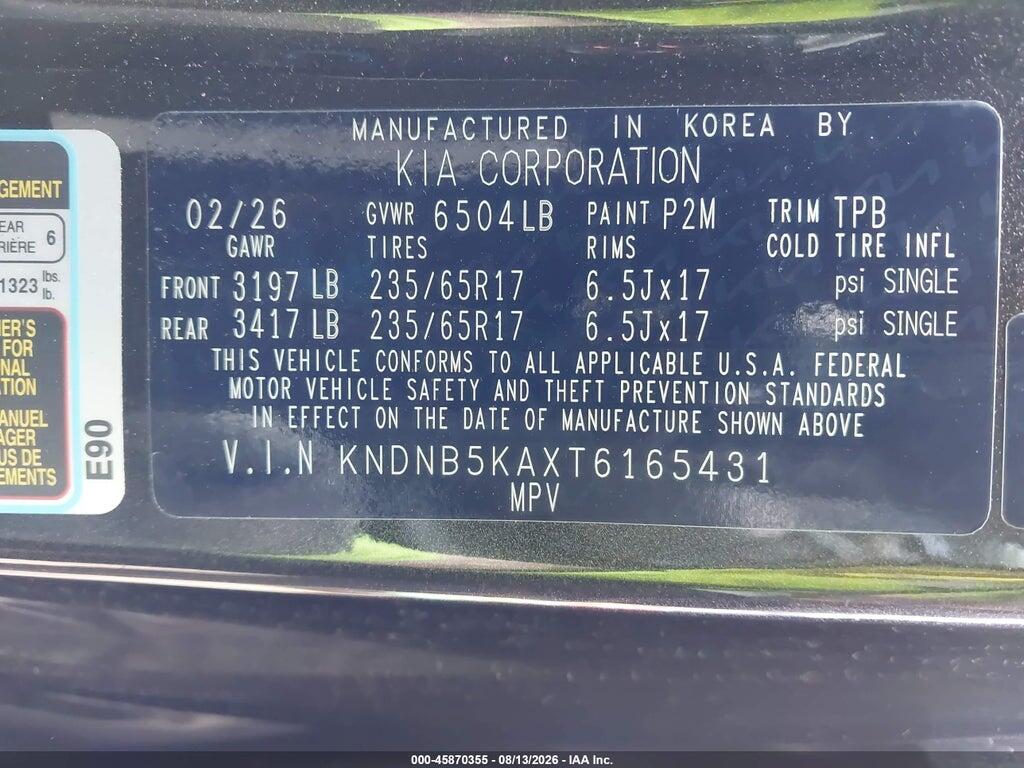 KNDNB5KAXT6165431 2026 KIA CARNIVAL MPV HYBRID photo no. 9