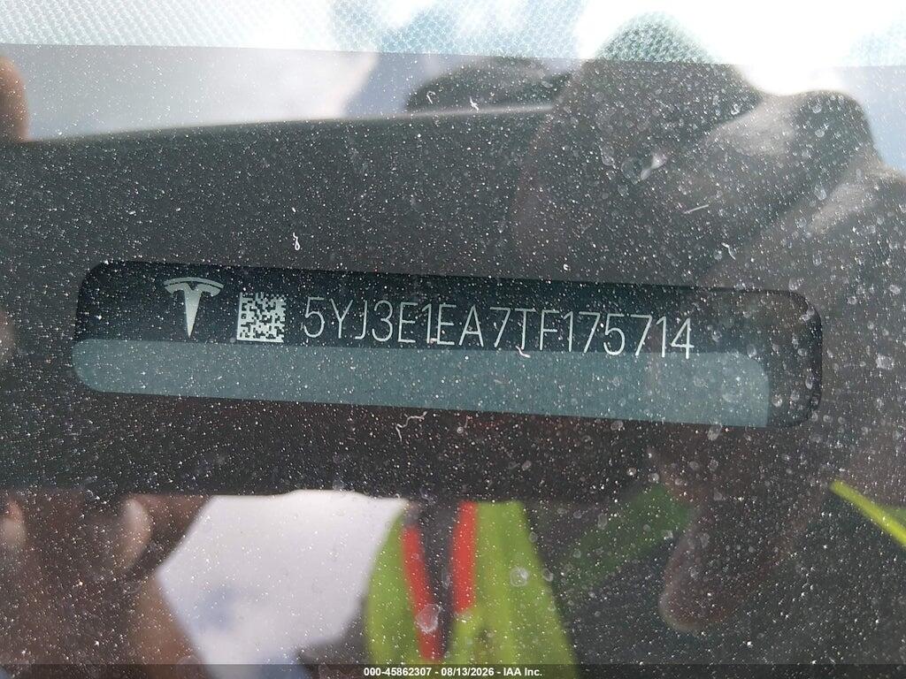 5YJ3E1EA7TF175714 2026 TESLA MODEL 3 photo no. 9
