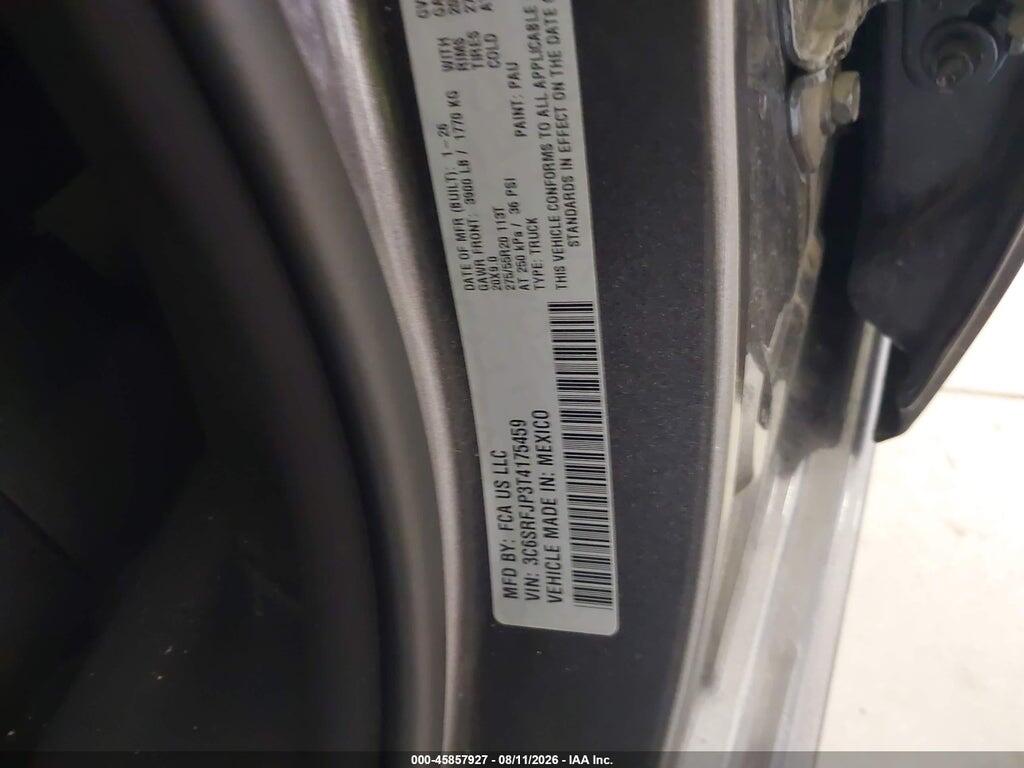 3C6SRFJP3T4175459 2026 RAM 1500 photo no. 9