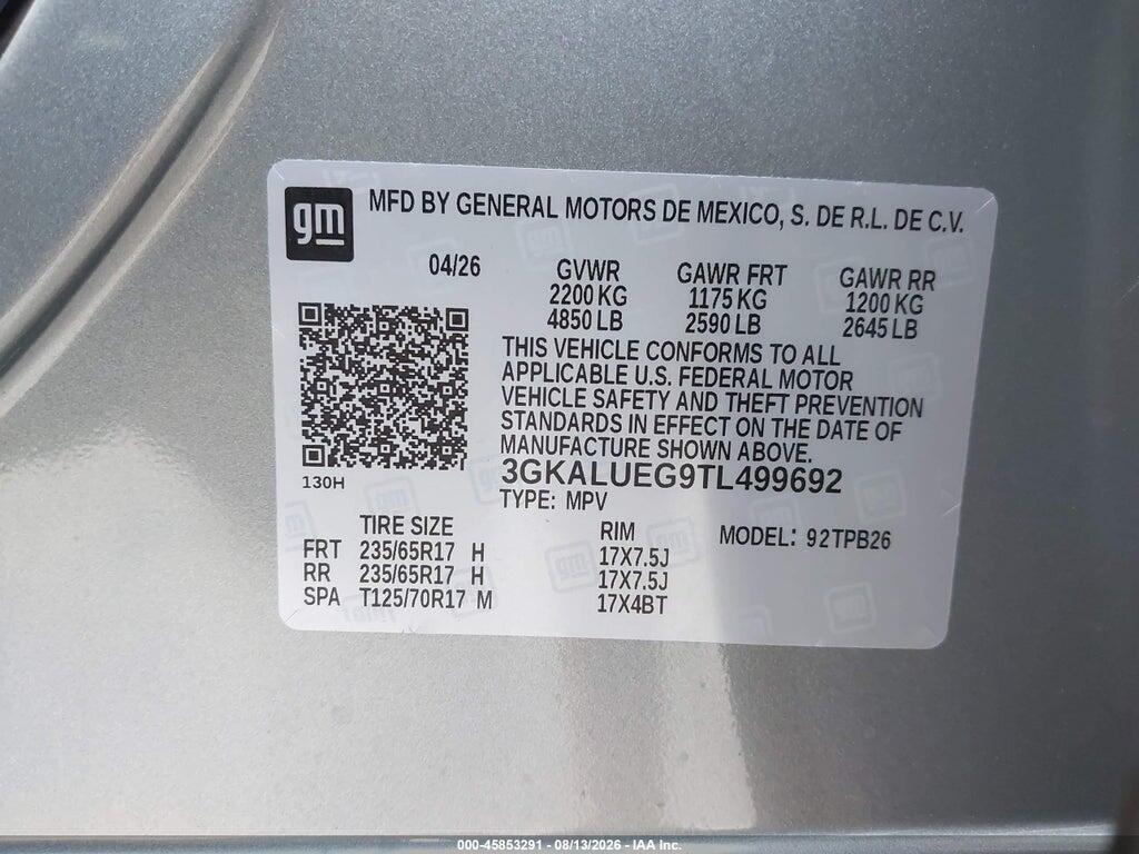 3GKALUEG9TL499692 2026 GMC TERRAIN photo no. 9
